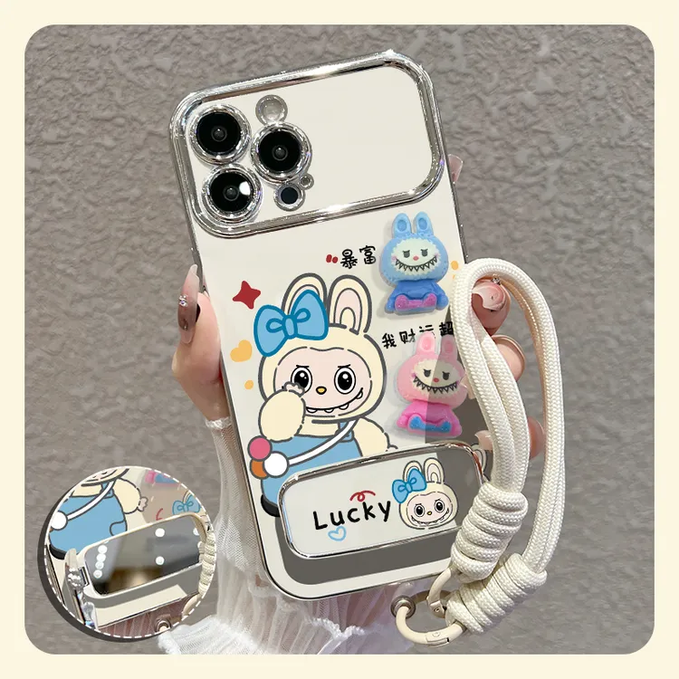 【苹果/华为/vivo/oppo/小米】适用超好布布大视窗手机壳硅胶防摔女