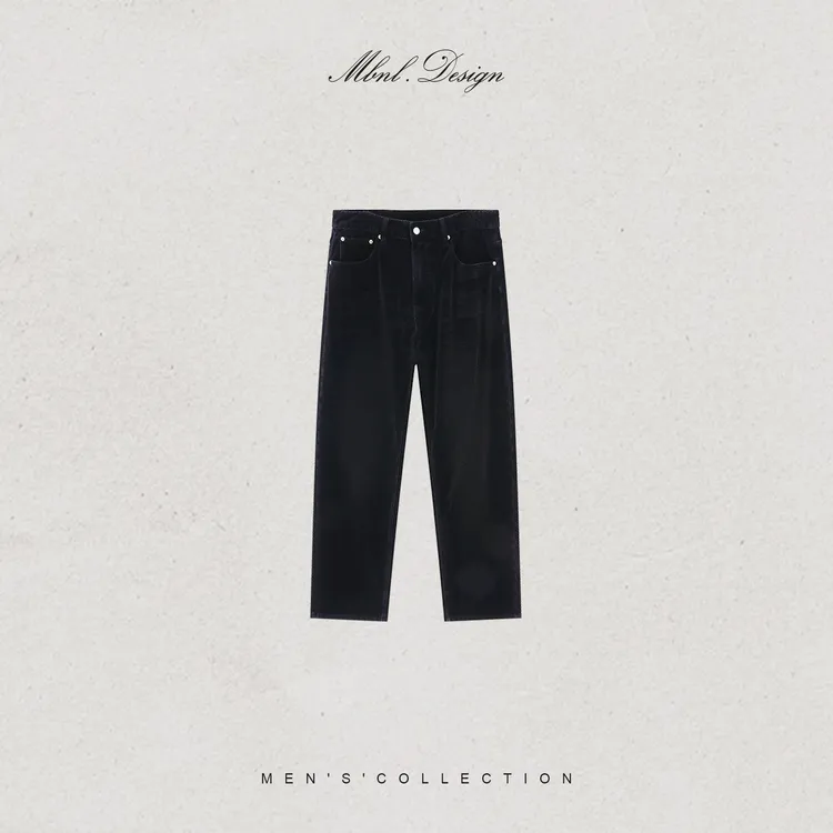 MBNL-F「British.纹理」秦磊男装棉定纺艺术灯芯绒牛仔裤LL-WKZ2094