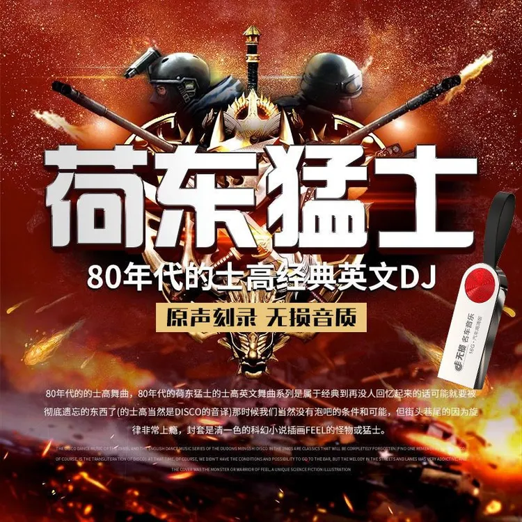 荷东猛士经典的士高舞曲U盘7080年代舞厅disco野狼王MP34无损优