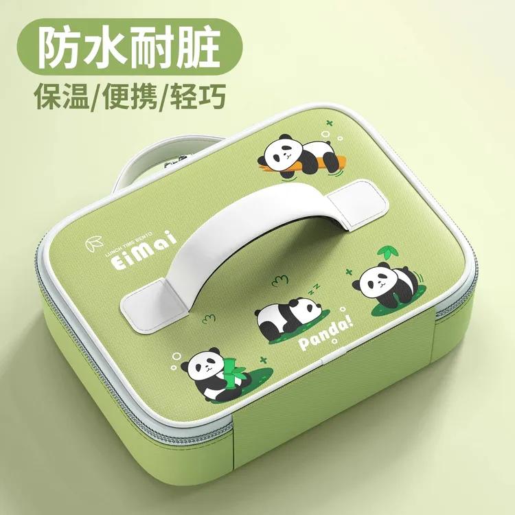 便当盒手提袋2025新款保温饭盒袋小学生专用餐盒袋加厚铝箔饭包