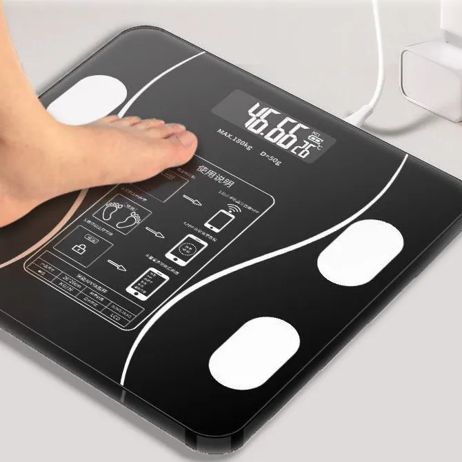 体脂秤减专用智能精准体重秤女减脂家用小型充电人体体质电子称