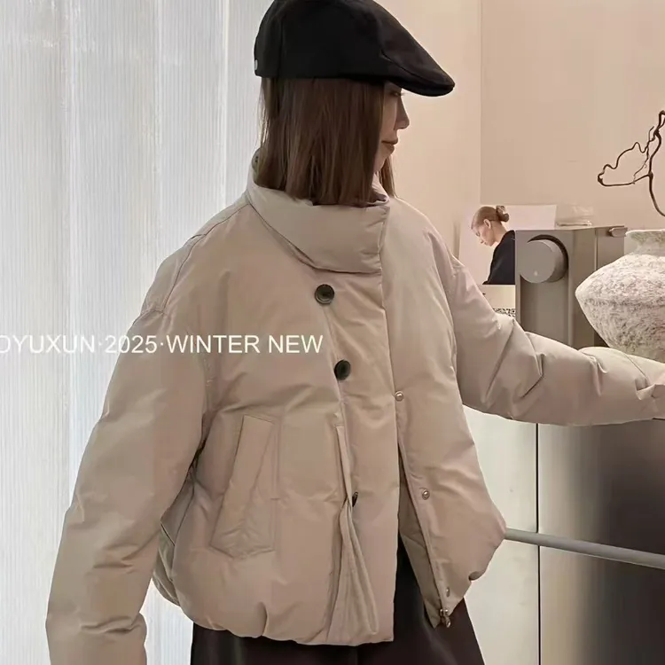 8803立领棉服休闲百搭款