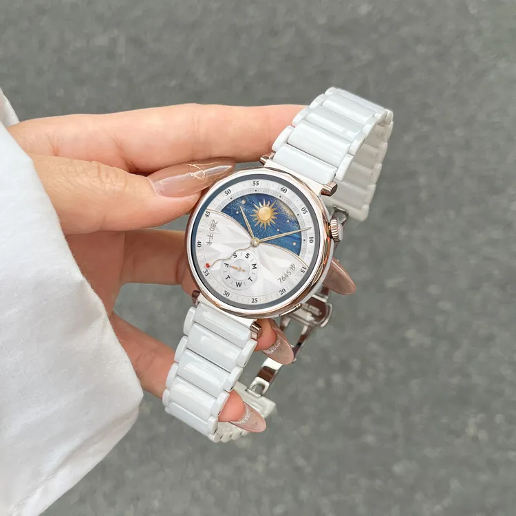 适用华为gt5/gt4手表表带gt65pro陶瓷白watchgt4pro华为手表3配件
