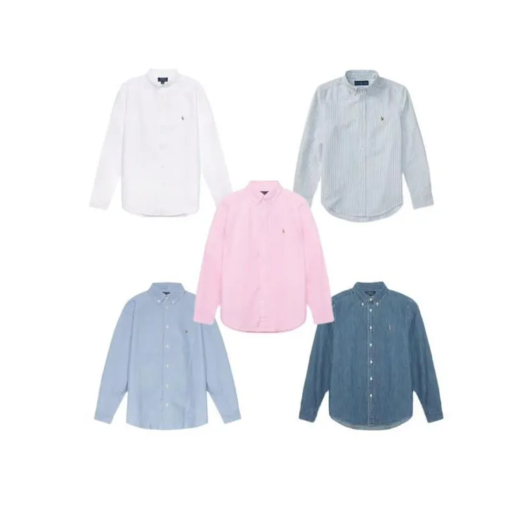 【口口专属】Ralph Lauren/拉夫劳伦大童经典牛津布长袖衬衫 四季通用