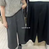 V家 韩版八分休闲阔腿裤