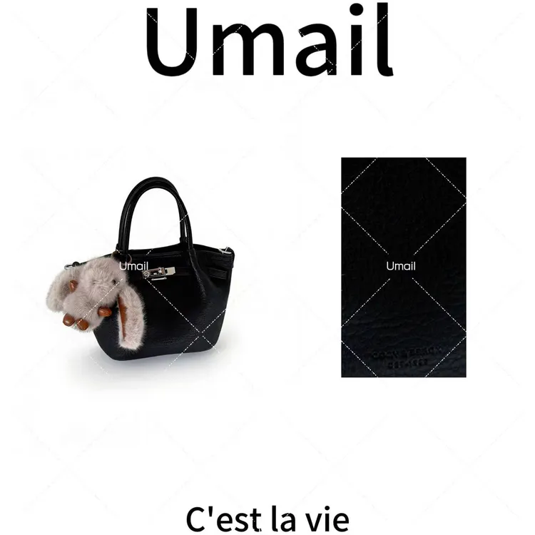 轻奢风迷你托特包女包简约百搭斜挎包饺子包81003