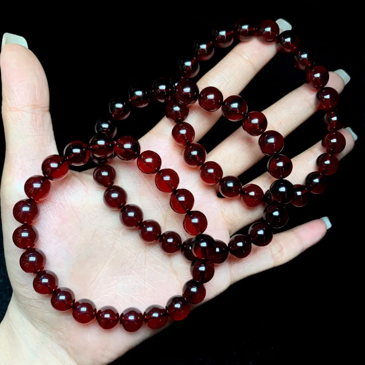 【云上叙】V92069-K-血珀单圈手串-8mm-多样性发一件（商城）