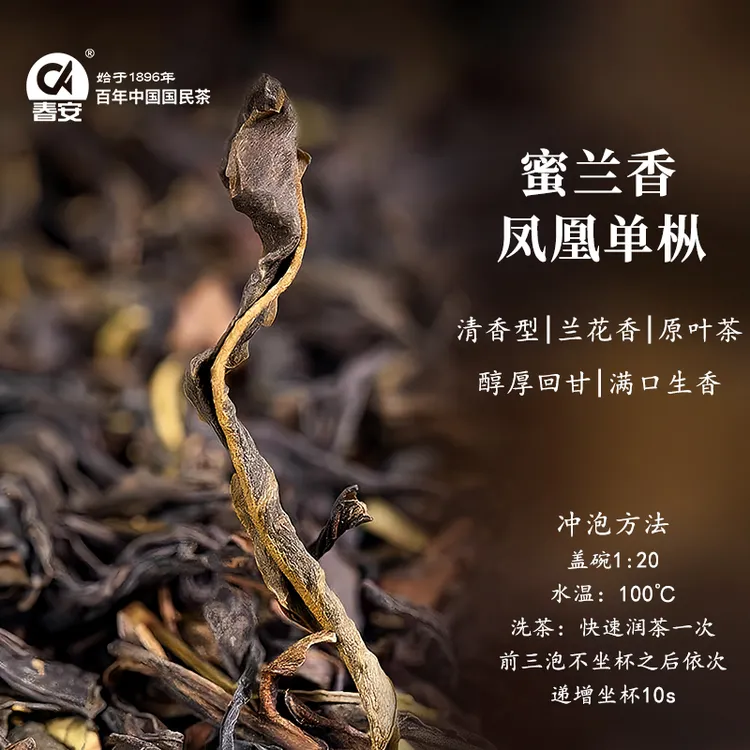 CA/春安广东潮州凤凰单丛大庵蜜兰香