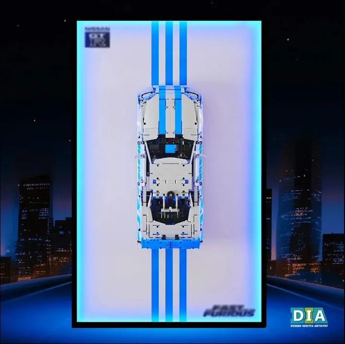 定制版相框适用于尼桑Skyline GT-R (R34) 1比10大车