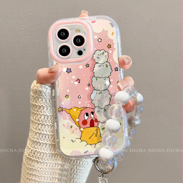 棉花糖星星人适用苹果17promax手机壳防摔opporeno14新款vivos30