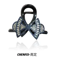 闪闪蝴蝶结抓夹女新款发夹高级感鲨鱼夹盘发头饰后脑勺4272