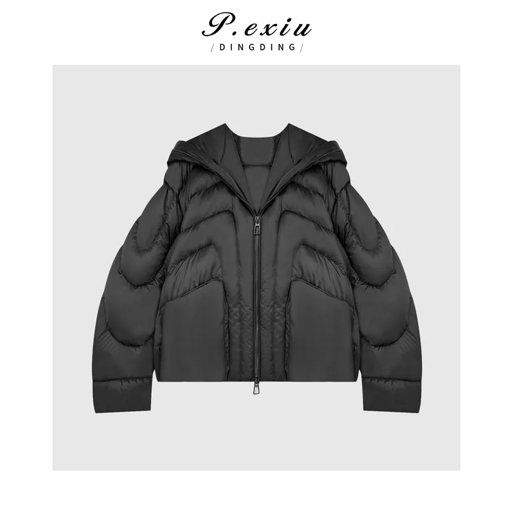 进口白鹅绒立体廓形轻盈保暖鹅绒服外套 MJ177