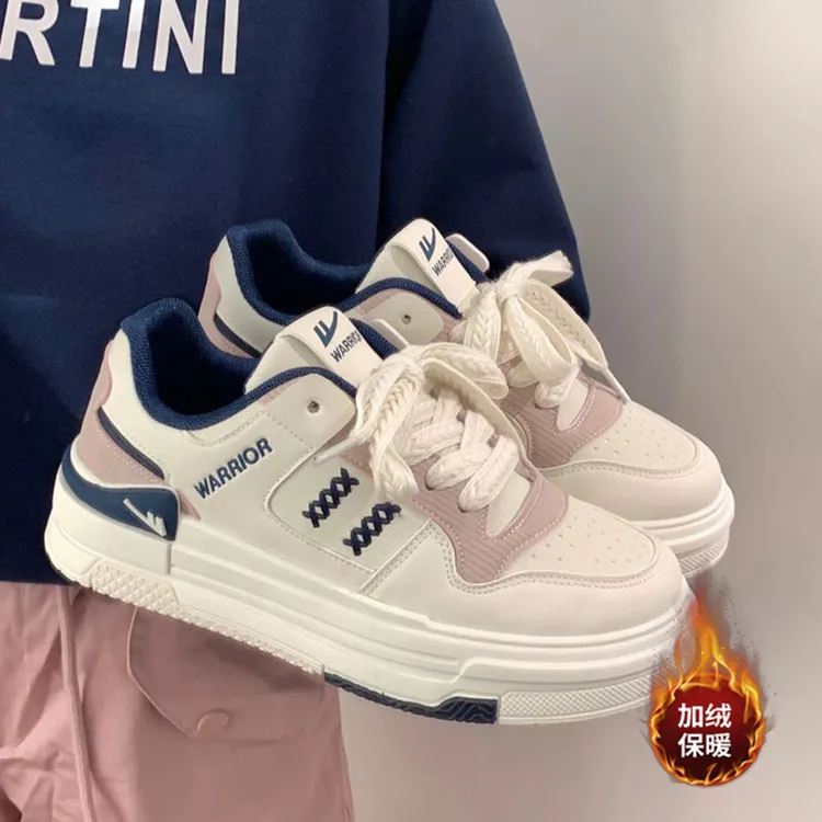 回力女鞋2025冬季新款潮流板鞋时尚百搭休闲鞋小众增高透气鞋子女