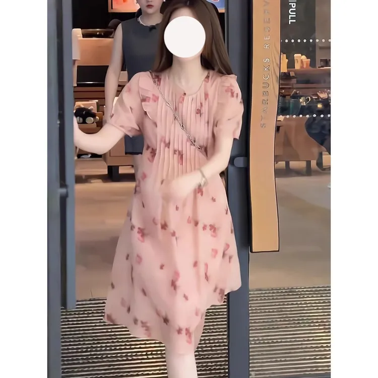欧货重磅夏季2025新款女装气质显瘦碎花连衣裙高级感漂亮穿搭裙子