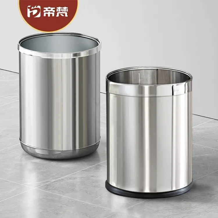 304不锈钢垃圾桶家用卫生间厕所专用大号厨房简约环保耐用上档次