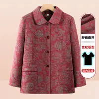 中老年妈妈女装春秋季外套2025新款奶奶春装秋款夹克上衣老人衣服