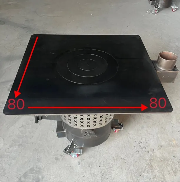 大口径可加防烫网农村取暖做饭适用柴煤两用气化炉80公分面板加厚