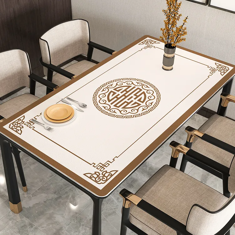 桌布轻奢高级感免洗防水防油防烫家用茶几垫桌垫餐桌垫桌面保护垫