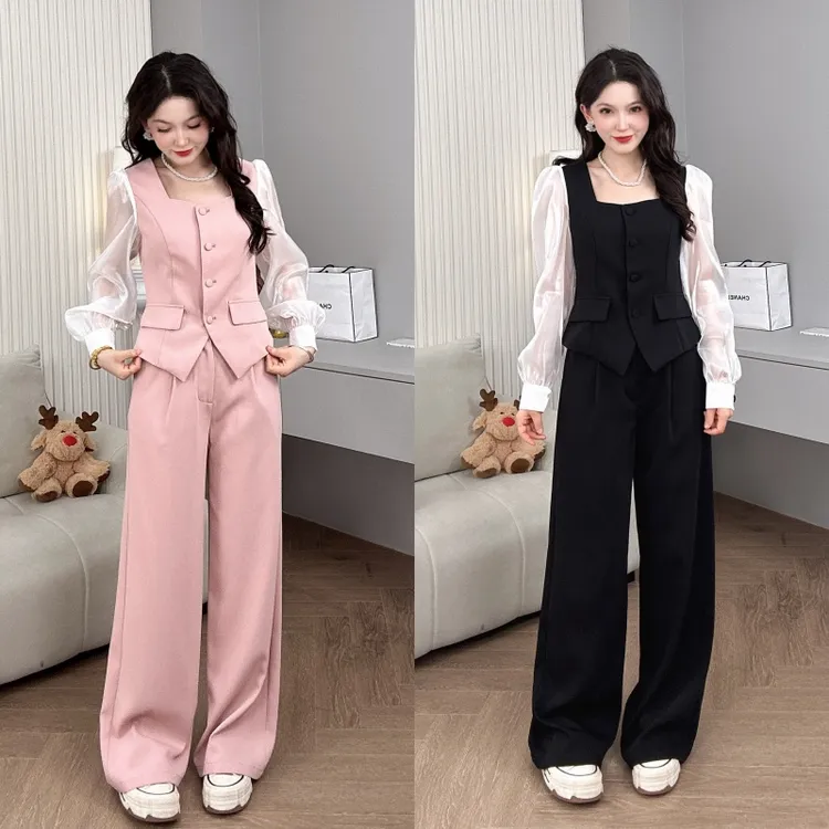Saeda品牌女装职场女性显瘦西装两件套YF10102