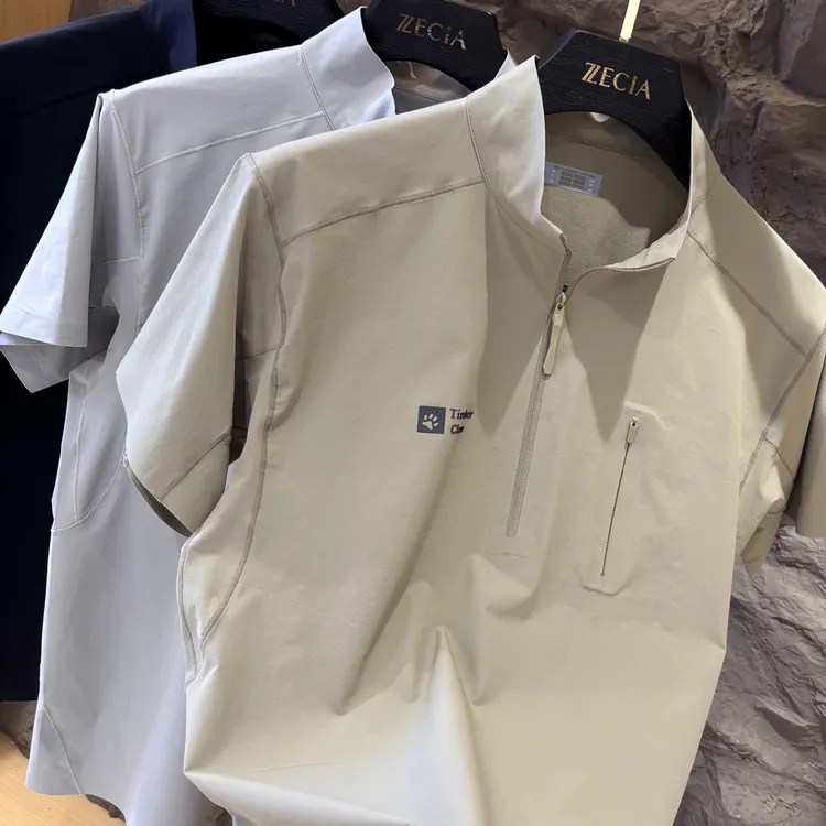 正品折扣2025夏季户外TOYOBO面料徒步登山骑行机能速干短袖9905