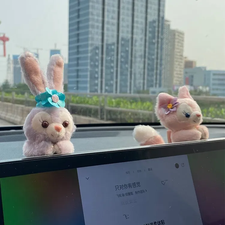 星黛露车内装饰品车载可爱摆件比亚迪屏幕趴趴玲娜贝儿装饰用品女