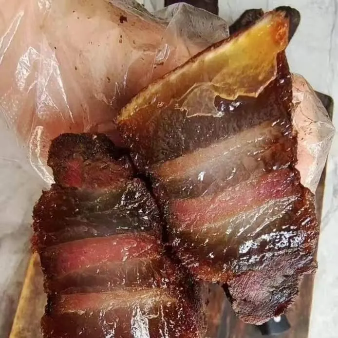 湖南邵阳隆回小沙江  正宗柴火烟熏五花腊肉