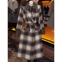【大衣】秋季时尚高档外套设计感时装女装服装9563[XSLF]J
