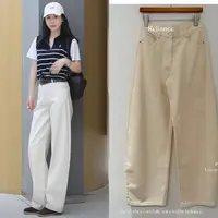  高腰常规工装裤阔腿裤裤子牛仔裤长裤直筒裤韩版