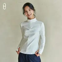 YLI半拉链打底衫女款休闲长袖秋冬保暖摇粒绒修身弹力小高领打底