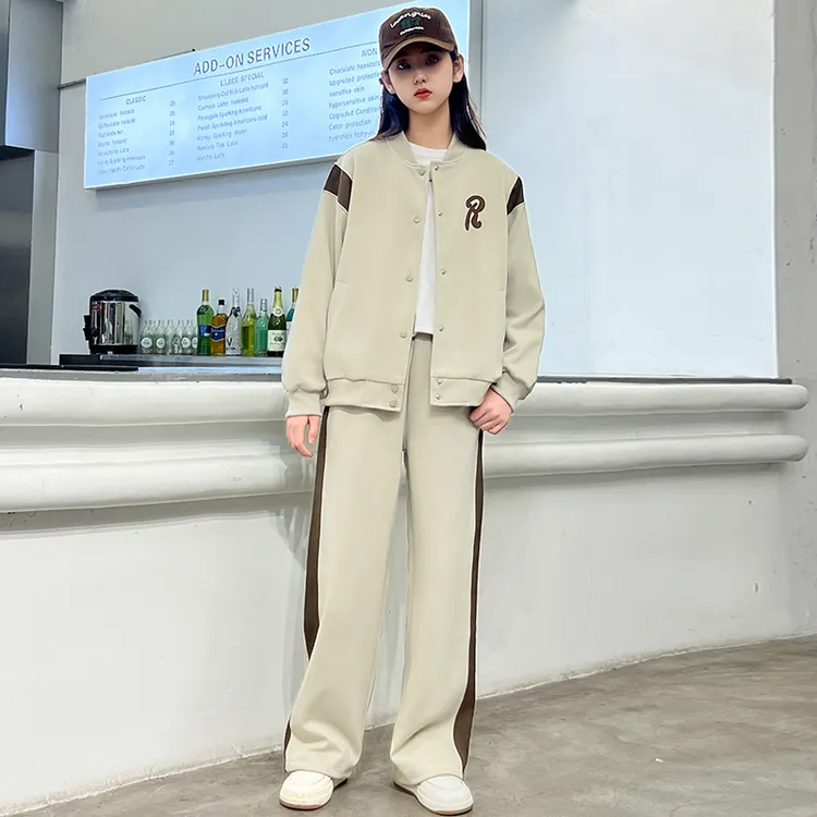 女大童秋装2025新款套装儿童洋早秋初中学生12春秋女童15岁两件套