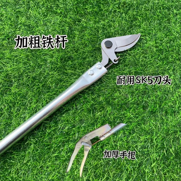 高枝剪加厚不锈钢剪刀香椿槐花采摘蔬花修花剪省力摘果修剪刀剪子