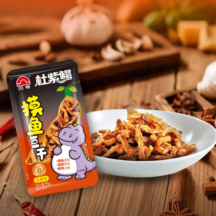 贝奇杜紫鳄摸鱼豆干解馋小零食豆干小包装休闲零食素食豆制品豆干