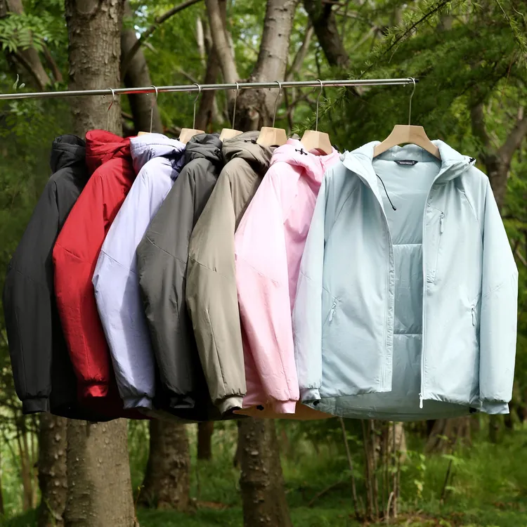 冬季户外机能防风连帽棉服男女情侣款山系轻量保暖棉衣外套