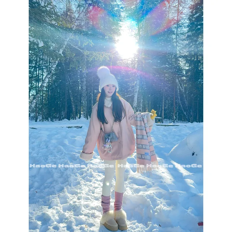 浩哥严选●乖乖女HGQ5YRF5348A羽绒服预宽松保暖冬季休闲百搭设计