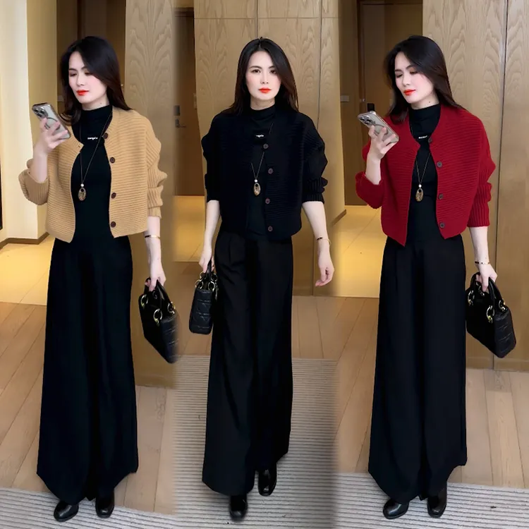 秋冬针织衫女装外套2025新款今年流行时尚显瘦洋气质减龄漂亮上衣