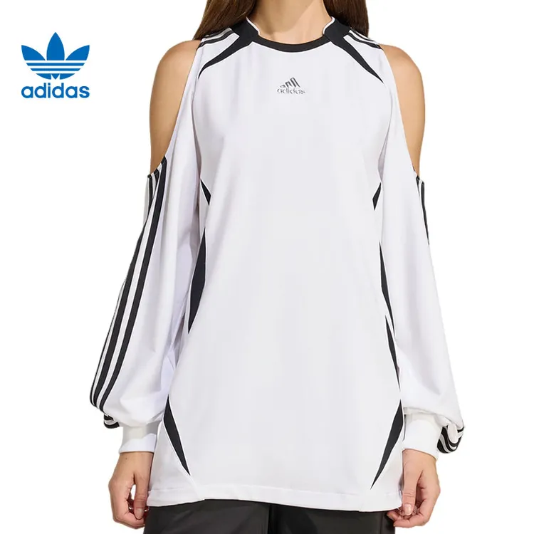 【流光风】adidas阿迪达斯三叶草女子运动休闲长袖T恤KE9797