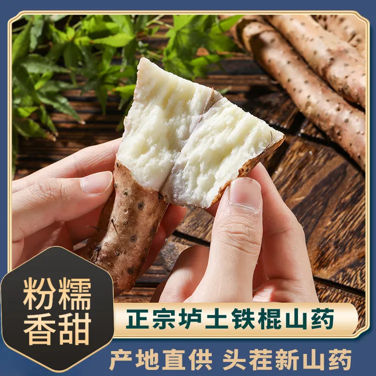 豫怀府2025新鲜河南垆土铁棍山药正宗温县铁棍山药怀山药产地直发