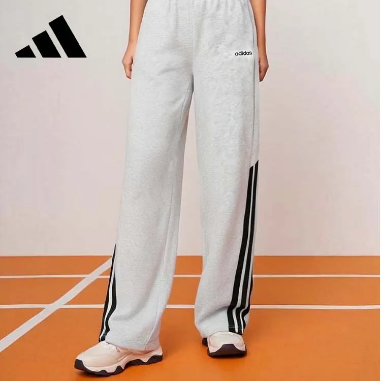 阿迪达斯长裤女款2025新款流光风户外运动裤女休闲裤直筒裤KA2590
