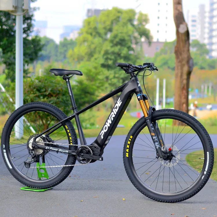 POWRIDE豹威达组装山地车电助力越野铝合金不限速八方500瓦DIY