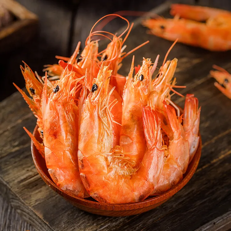 特大虾干烤虾干开袋即食风干大虾罗氏虾冷冻干货零食夜宵