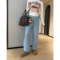新款气质休闲百搭时尚小众简约休闲裤KD89213
