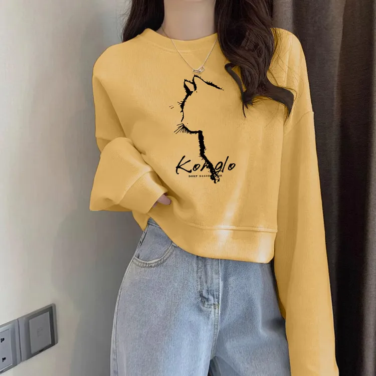 美式短款卫衣女小个子秋冬季2025年新款爆款宽松辣妹风上衣外套潮