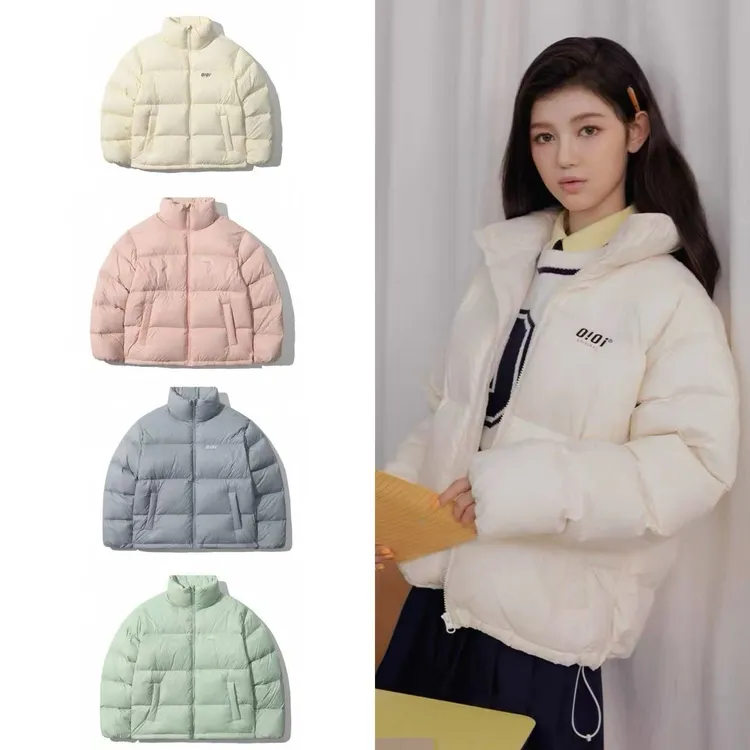 【官方正品】oioi羽绒服女朴彩英同款白鸭绒保暖羽绒服服冬季外套