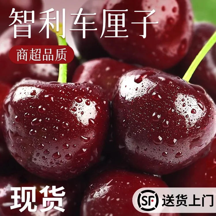 智利空运进口车厘子大樱桃当季新鲜水果整箱内附果径卡京东/顺丰