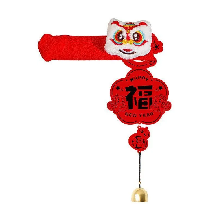 把手入户门保暖过年保护套套马年挂饰新款春节2026防静电挂件福