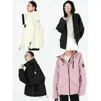 尼采官方直营｜玫瑰山壳｜自然赋色 压胶防风登山服冲锋衣外套30081