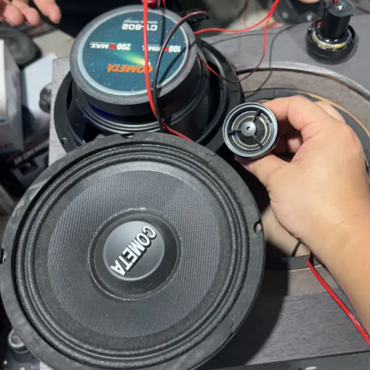 9新  最后三套美国ETA6.5寸低音喇叭一对➕高音一对两个日本电容