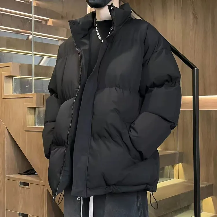 冬季男款棉衣男士棉服加厚情侣时尚百搭棉服立领保暖外套男女同款
