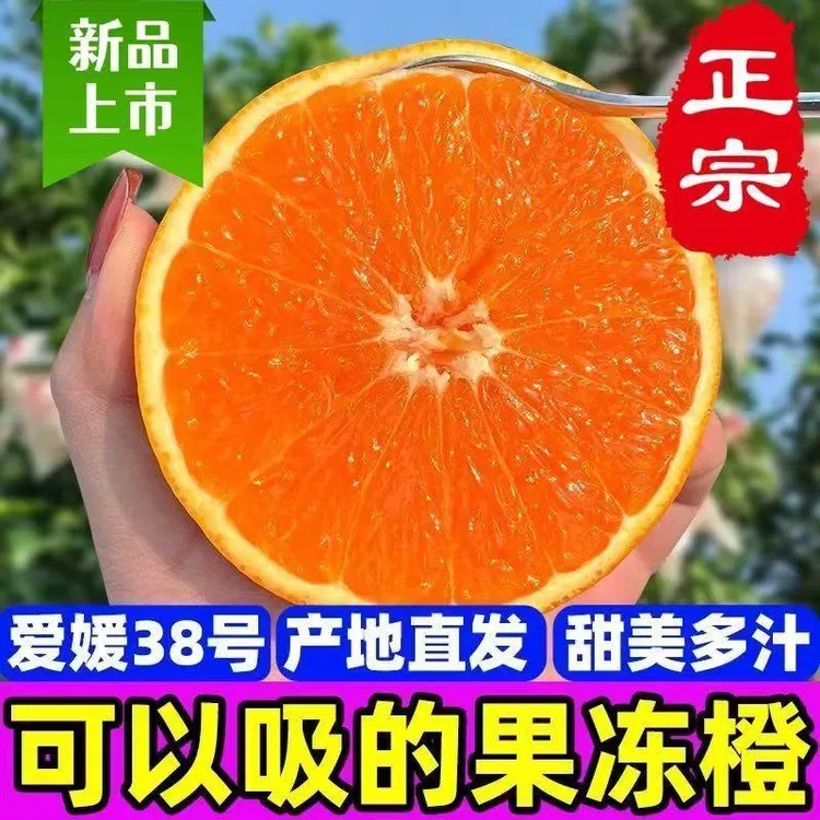 【三苏农家】四川眉山爱媛38号果冻橙新鲜当季水果柑橘桔手剥橙子