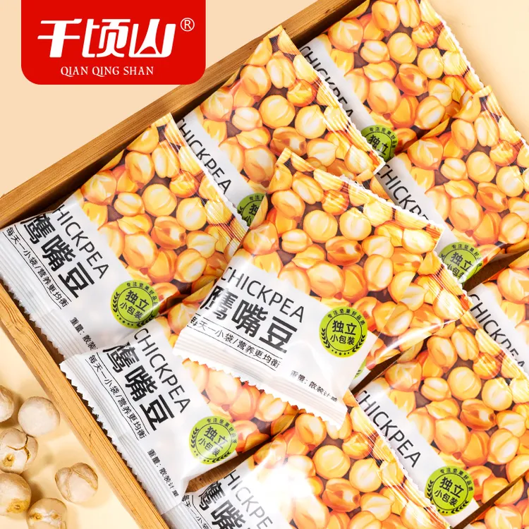 千顷山鹰嘴豆新疆特产原香非油炸粗粮健身代餐即食解馋休闲小零食